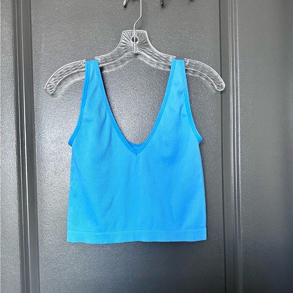 Colsie Ribbed Bralette + Short Set - Picture 2 of 7